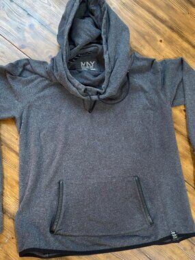 Marc New York Performance Gray Heather Hoodie Medium